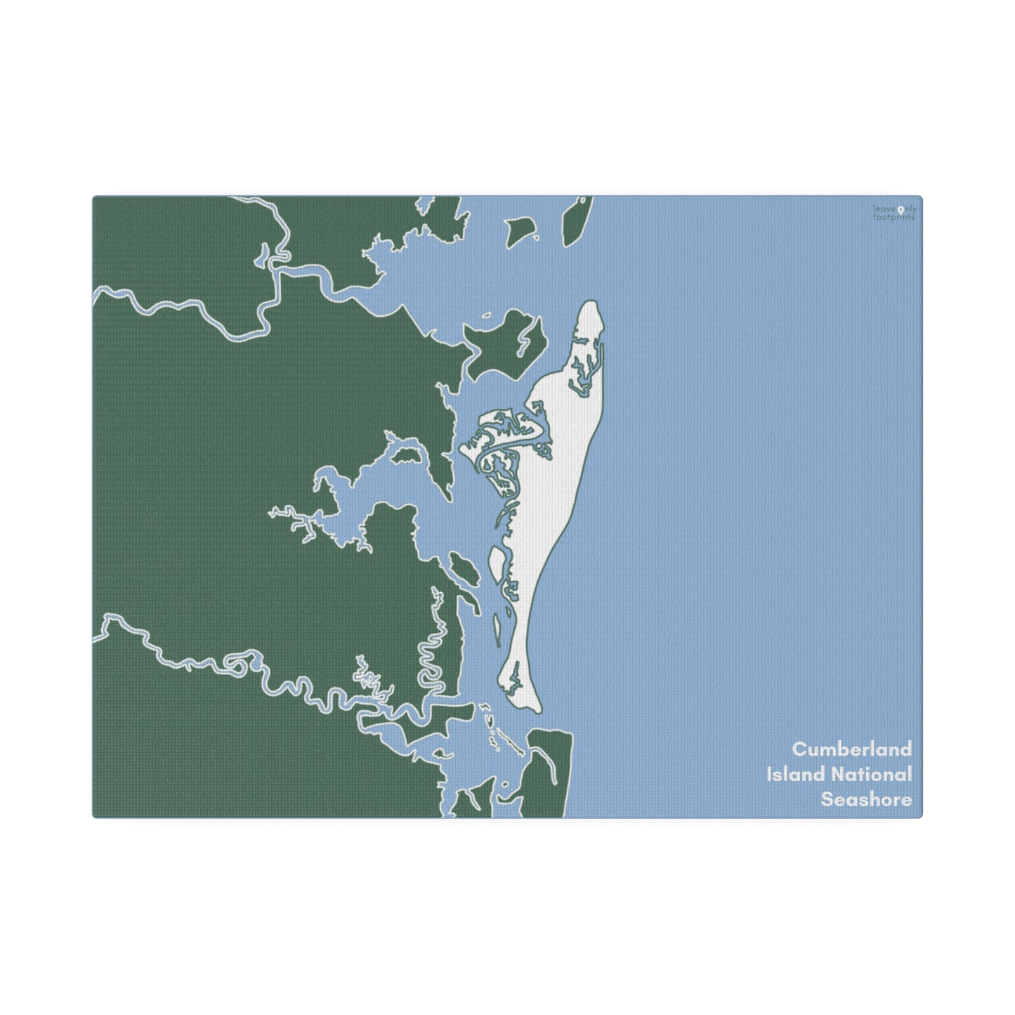 Cumberland Island National Seashore Matte Canvas, Stretched, 0.75"