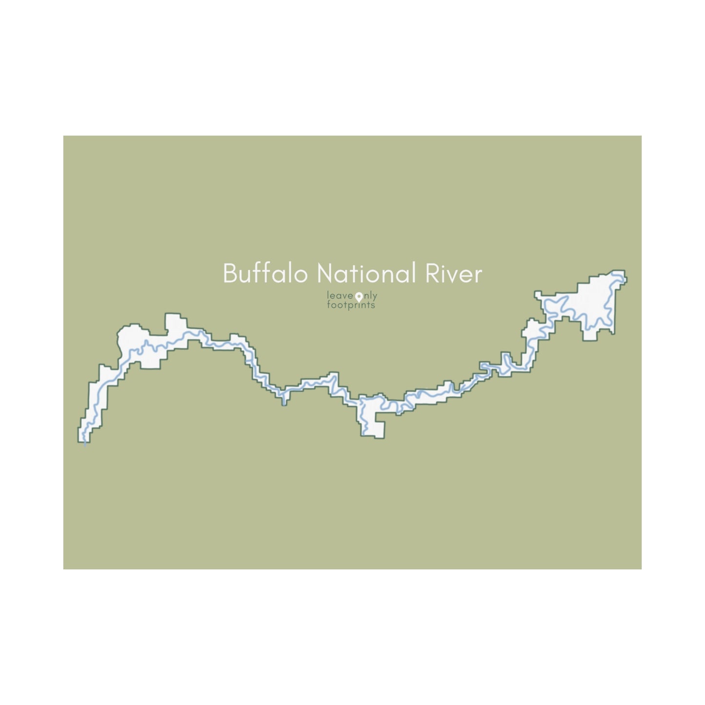 Buffalo National River Matte Horizontal Print
