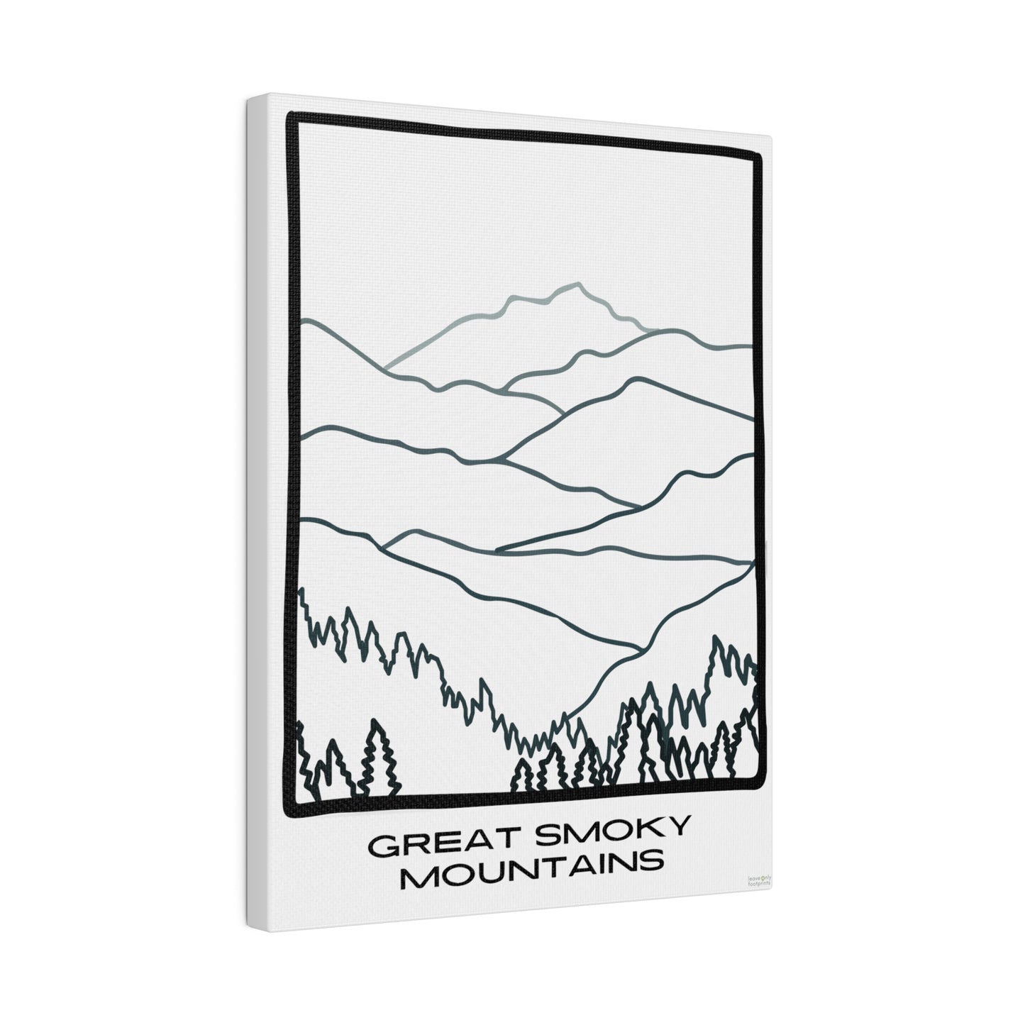 Great Smoky Mountains Matte Canvas, Stretched, 0.75"