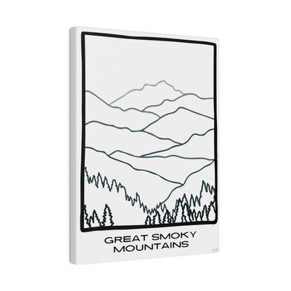 Great Smoky Mountains Matte Canvas, Stretched, 0.75"