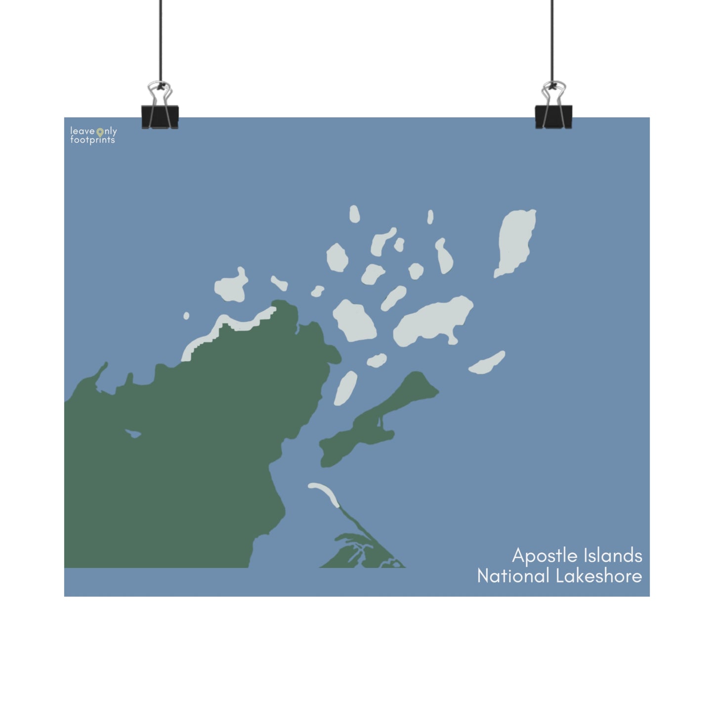 Apostle Islands National Lakeshore Matte Horizontal Print