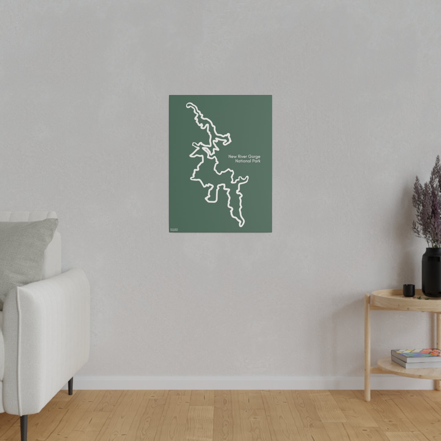 New River Gorge National Park Matte Canvas, Stretched, 0.75"