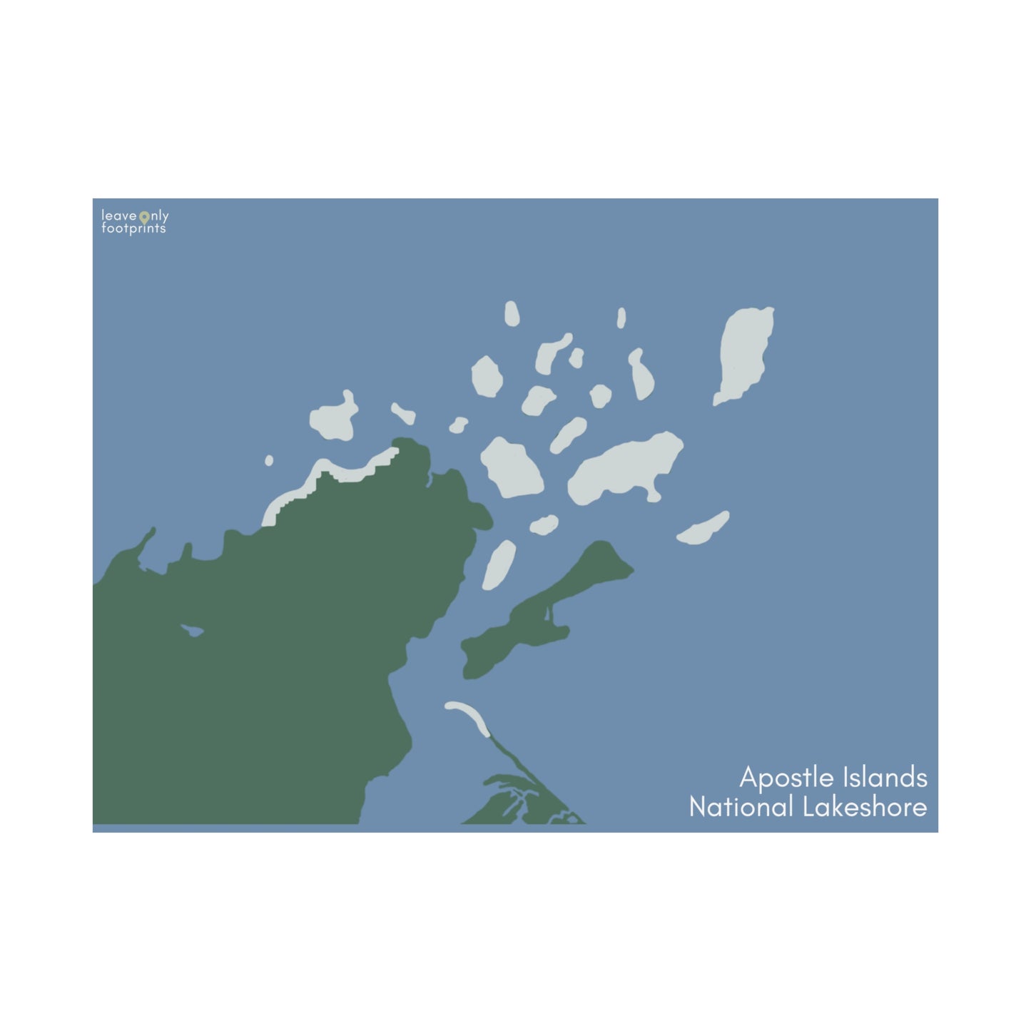 Apostle Islands National Lakeshore Matte Horizontal Print