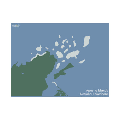 Apostle Islands National Lakeshore Matte Horizontal Print