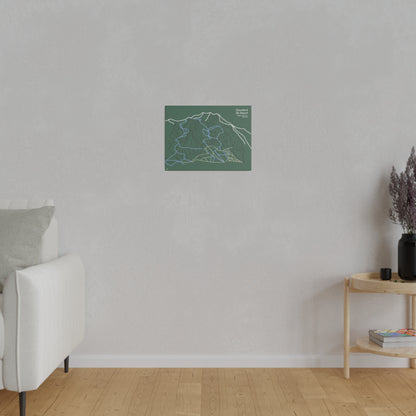 Snowbird Ski Resort Matte Canvas, Stretched, 0.75"