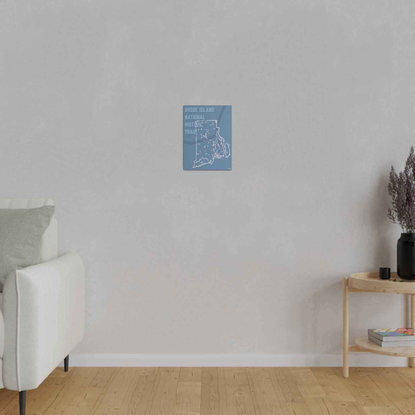 Rhode Island National Historic Trail Matte Canvas, Stretched, 0.75"