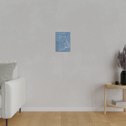 Rhode Island National Historic Trail Matte Canvas, Stretched, 0.75"