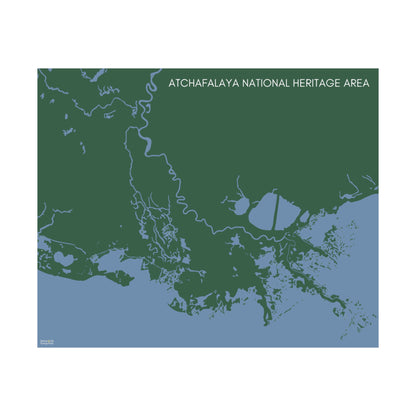 Atchafalaya National Heritage Area Horizontal Print