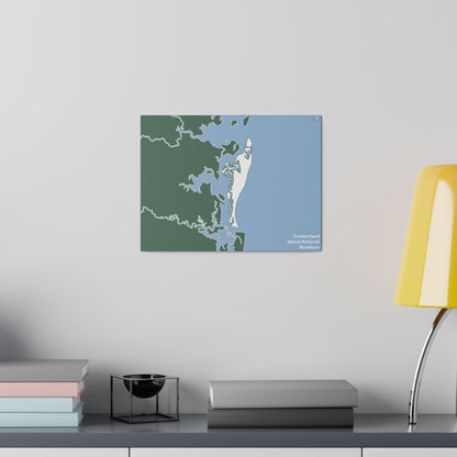 Cumberland Island National Seashore Matte Canvas, Stretched, 0.75"