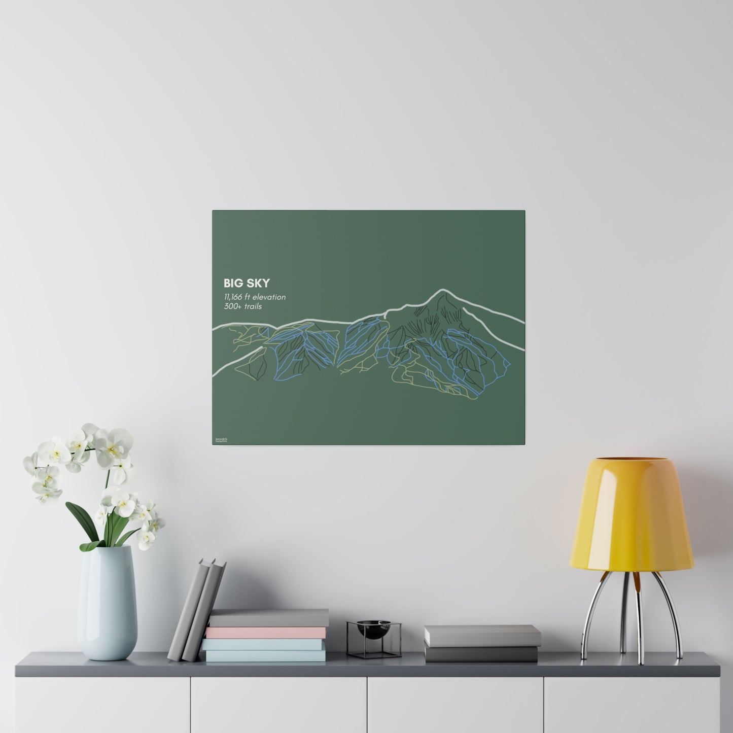 Big Sky Matte Canvas, Stretched, 0.75"