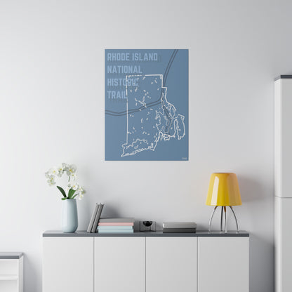 Rhode Island National Historic Trail Matte Canvas, Stretched, 0.75"