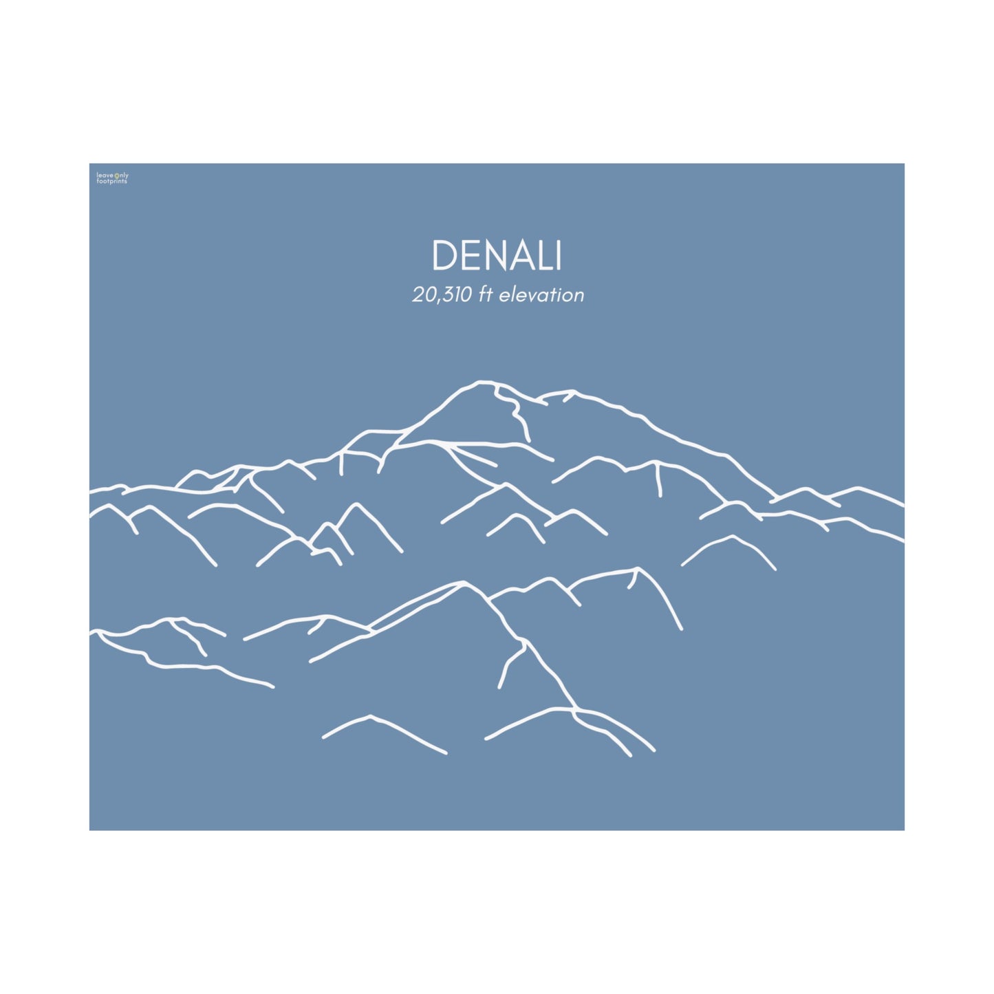Denali Mountain Horizontal Print