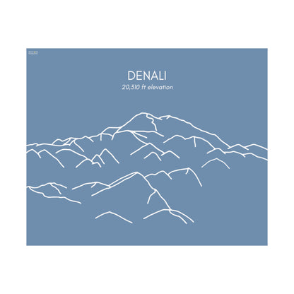 Denali Mountain Horizontal Print