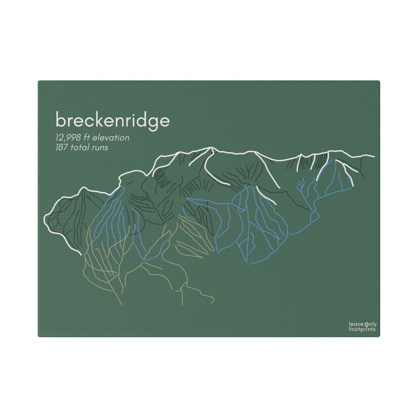 Breckenridge Matte Canvas, Stretched, 0.75"