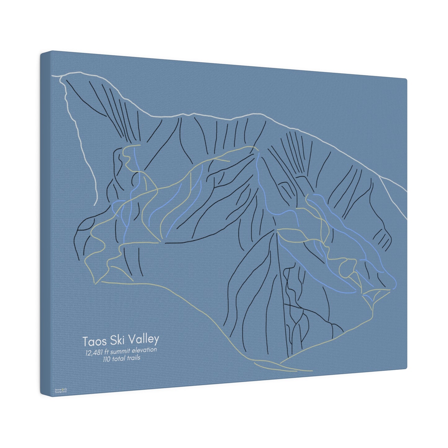Taos Ski Valley Matte Canvas, Stretched, 0.75"