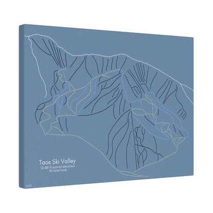 Taos Ski Valley Matte Canvas, Stretched, 0.75"