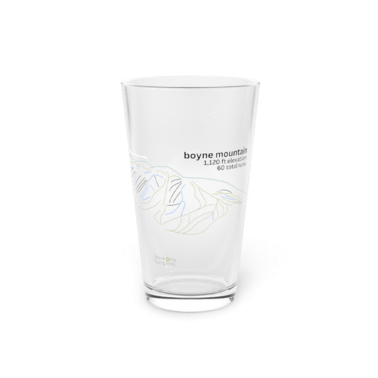 Boyne Mountain Pint Glass, 16oz