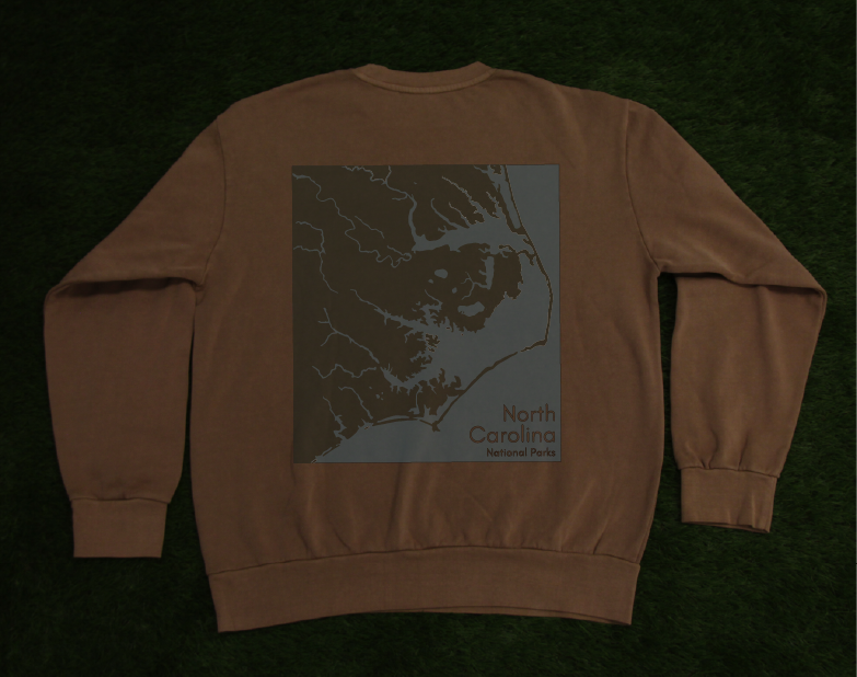 North Carolina National Parks Crewnecks