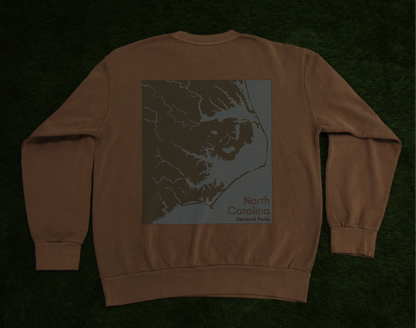 North Carolina National Parks Crewnecks