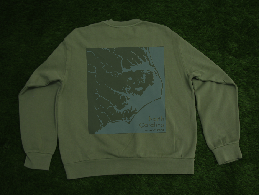 North Carolina National Parks Crewnecks